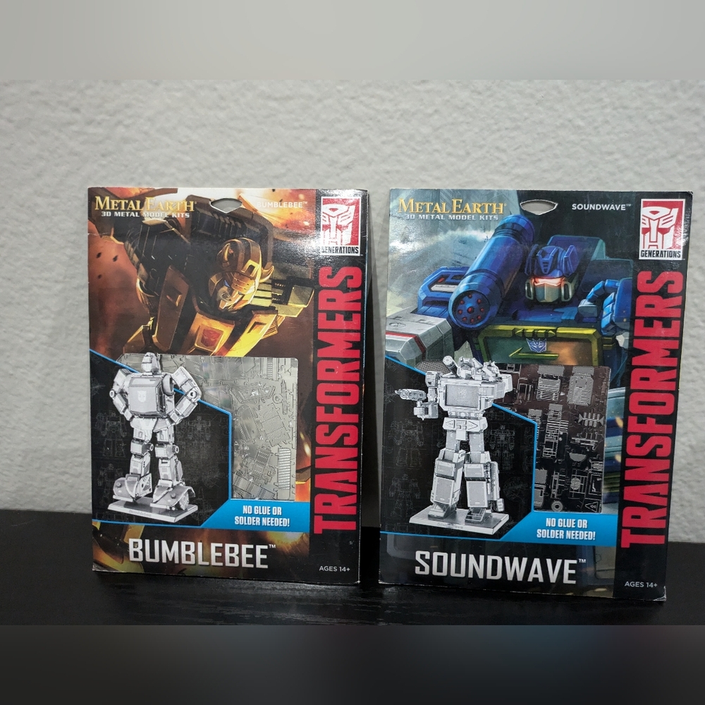 Hasbro Transformers Generations Metal Earth 3D Model Sets